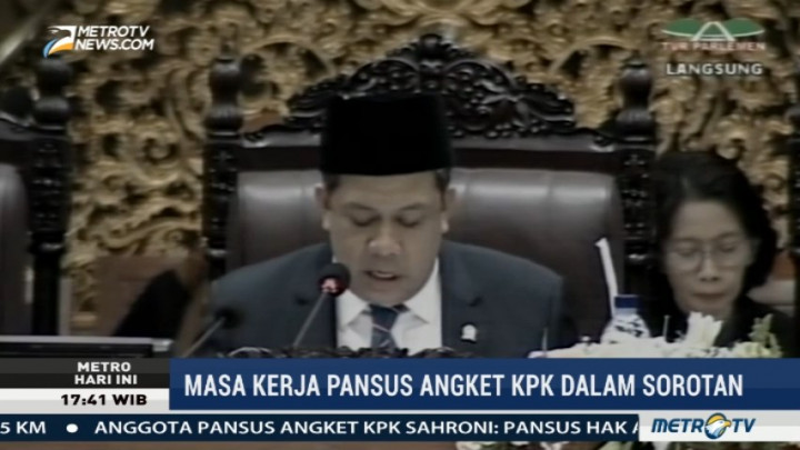 Masa Kerja Pansus KPK dalam Sorotan