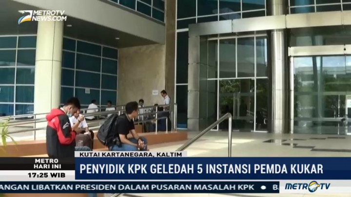 KPK Geledah Sejumlah Instansi di Kutai Kartanegara