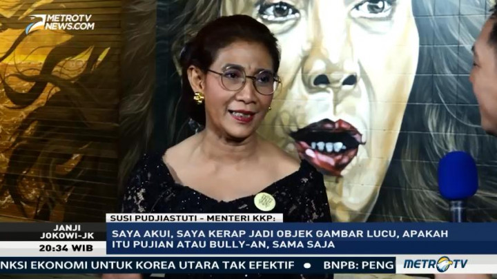 Menteri Susi: Kok Mau-Maunya <i>Nggambar</i> Saya?