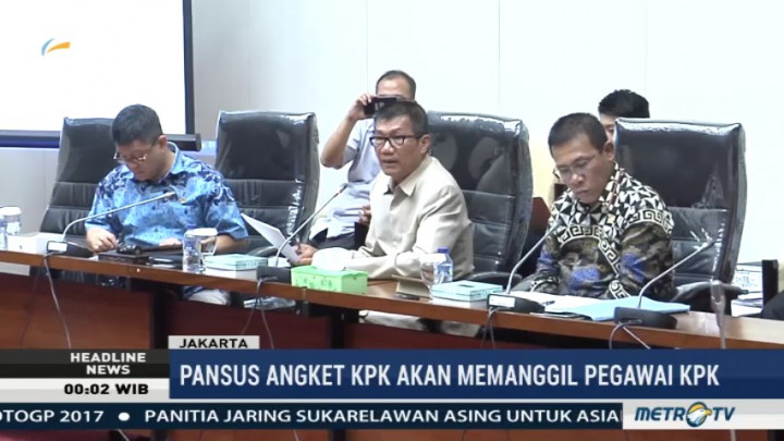 Pansus Angket Panggil Pegawai KPK Pekan Depan