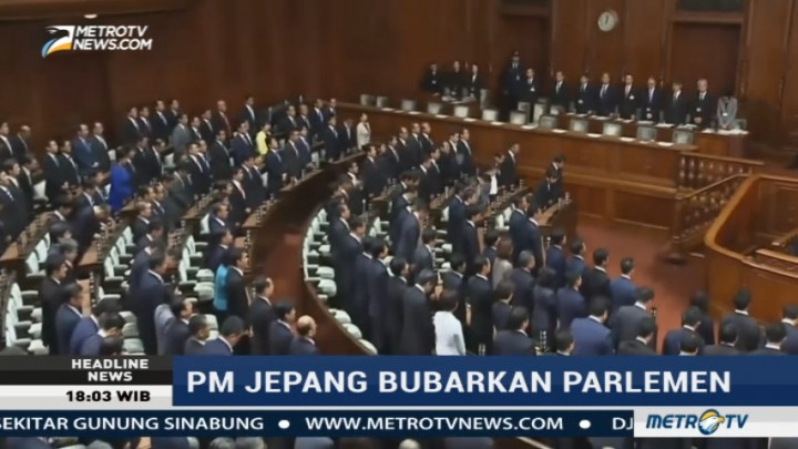 PM Jepang Bubarkan Parlemen & Percepat Pemilu
