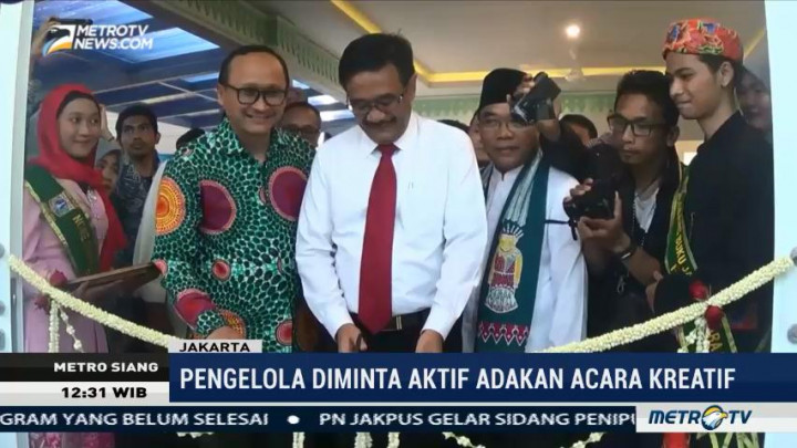 Djarot Minta Pengelola RPTRA Lebih Kreatif dalam Membuat Acara