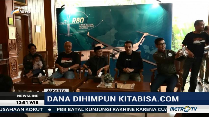 Habibie Galang Dana Pembuatan Pesawat R80