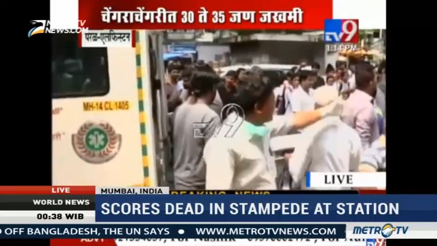 Scores Dead in Stampede at India Train Station