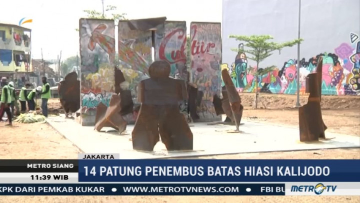 14 Patung Penembus Batas Hiasi Taman Kalijodo