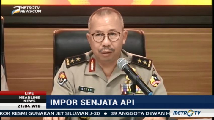 Klarifikasi Polri Terkait 280 Senjata yang Tertahan di Bandara Soetta