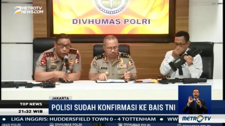 Polri Telah Mengonfirmasi Impor Senjata ke BAIS TNI