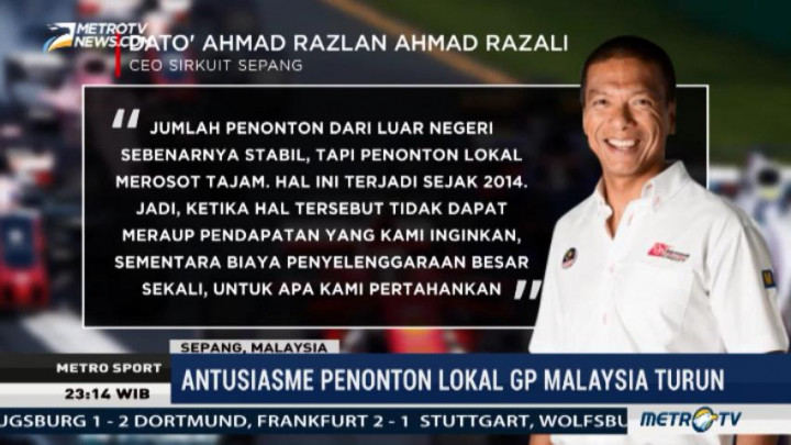 2017 Jadi Musim Terakhir Malaysia Gelar F1