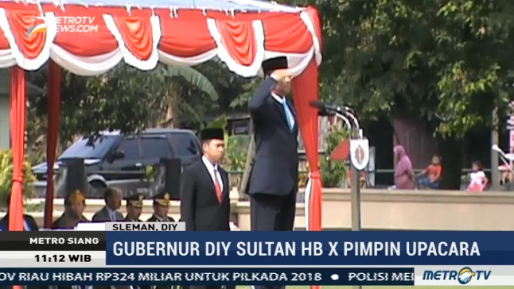 Sultan Hamengkubuwono X Pimpin Upacara Peringatan Hari Kesaktian Pancasila