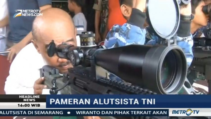 Warga Semarang Antusias Kunjungi Pameran Alutsista TNI