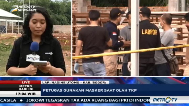 Puslabfor Ambil Sampel Air dari TKP Keracunan Gas di Bogor