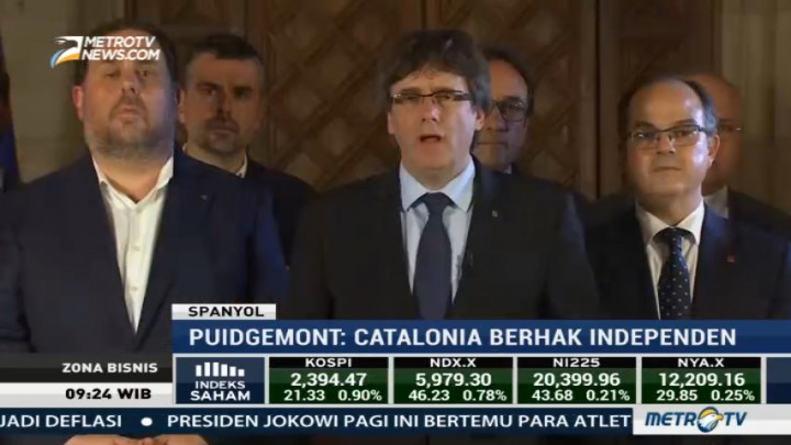 Carles Puigdemont: Catalonia Berhak Independen