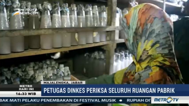 Dinkes Majalengka Sidak Pabrik Nata de Coco Berbahan Pupuk Urea