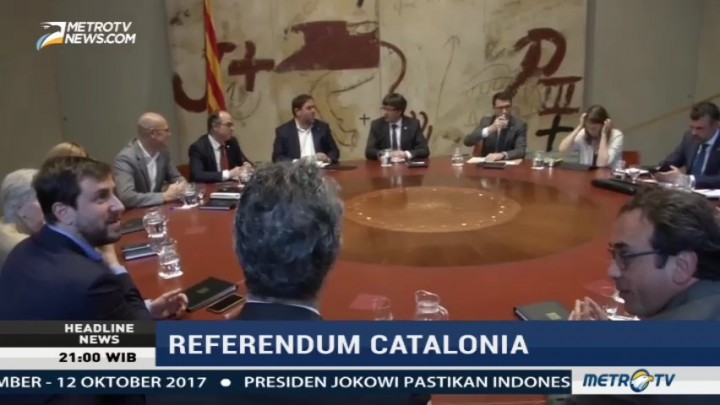 Pemerintah Catalonia Gelar Rapat Darurat Bahas Deklarasi Kemerdekaan