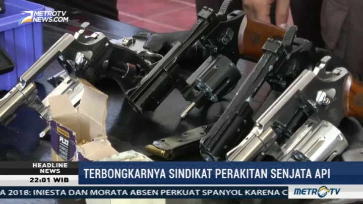 Polisi Bongkar Sindikat Perakit Senpi