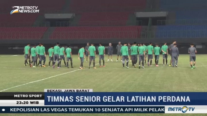 Timnas Senior Jalani Latihan Perdana