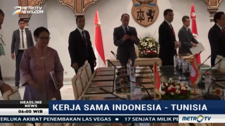 Menlu RI-Tunisia Gelar Pertemuan Bilateral