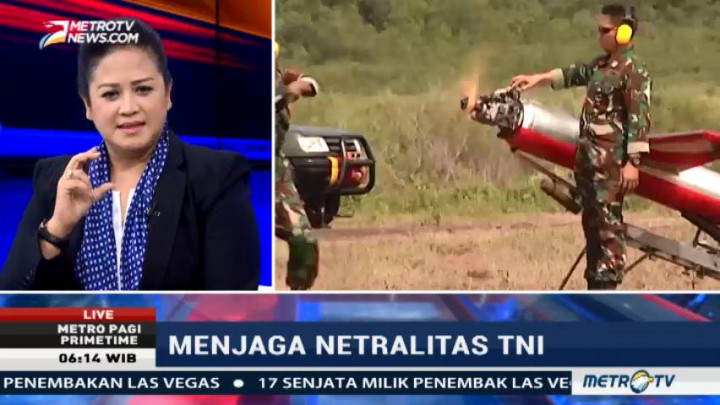 Pengamat: Netralitas TNI Harga Mati