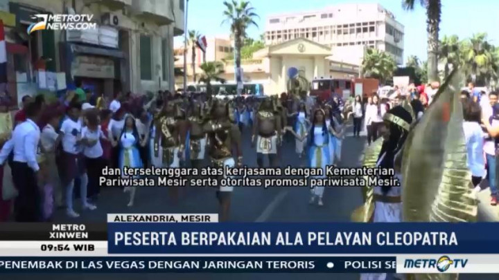 Kemeriahan Karnaval Mimpi Cleopatra di Mesir