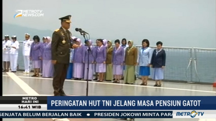 HUT ke-72 TNI Jadi yang Terakhir Bagi Gatot Nurmantyo sebagai Panglima