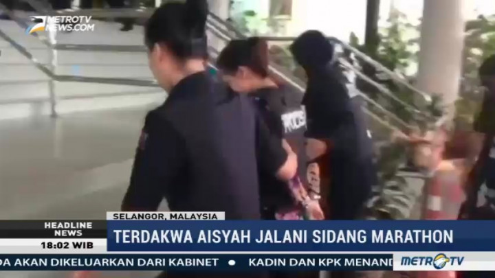 Siti Aisyah Jalani Sidang Secara Maraton Hingga November