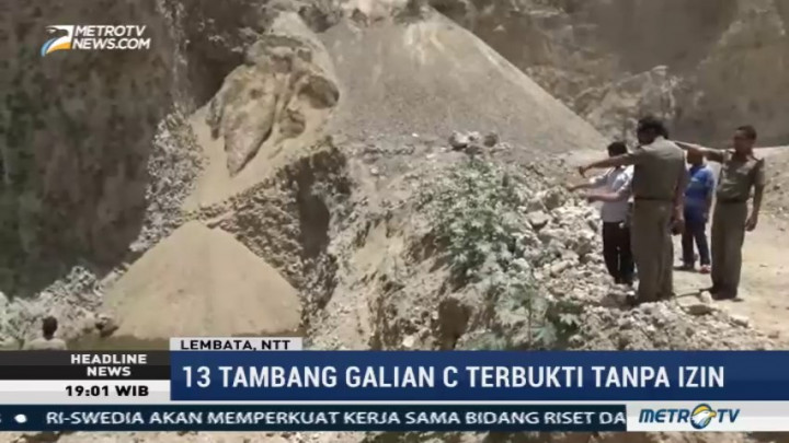 Pemkab Lembata Sidak Tambang Pasir Ilegal