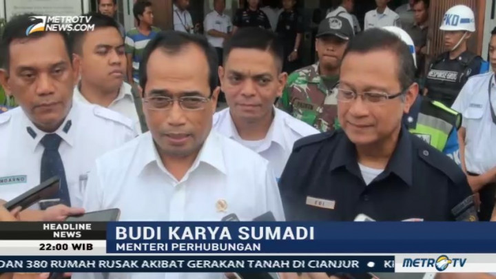 Menhub Tinjau Jalur KA Rangkasbitung Jelang Kunjungan Presiden