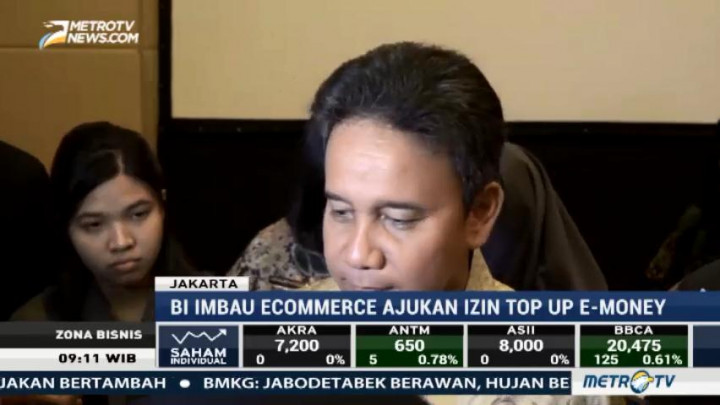 BI Imbau e-Commerce Ajukan Izin <i> Top Up </i> e-Money
