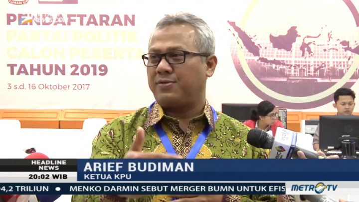 KPU Harap Uji Materi Tentang Verifikasi Parpol Segera Tuntas