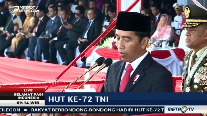 Jokowi: TNI Tak Masuk ke Politik Praktis