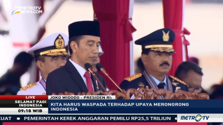 Jokowi: Kita Harus Waspada Terhadap Upaya Merongrong Indonesia