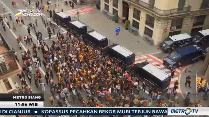 Pernyataan Raja Spanyol Soal Referendum Buat Warga Catalonia Gerah