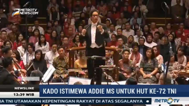 Kado Istimewa Addie MS untuk HUT ke-72 TNI