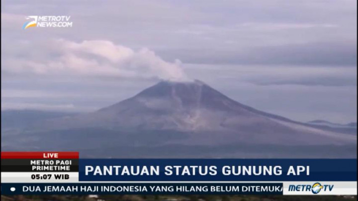 Waspada, Status Sinabung Masih Awas
