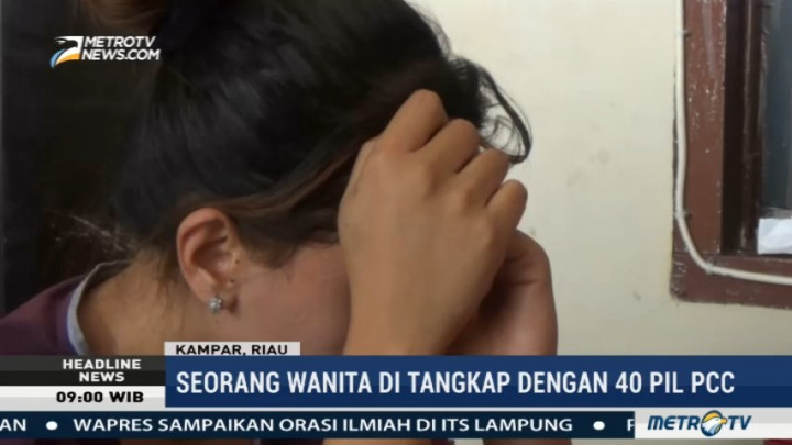 Polres Kampar Tangkap Seorang Wanita Pengguna Pil PCC
