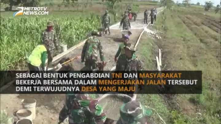 TNI Ngecor Jalan