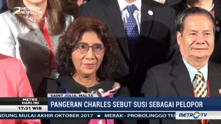 Pangeran Charles Puji Menteri Susi Sebagai Pelopor