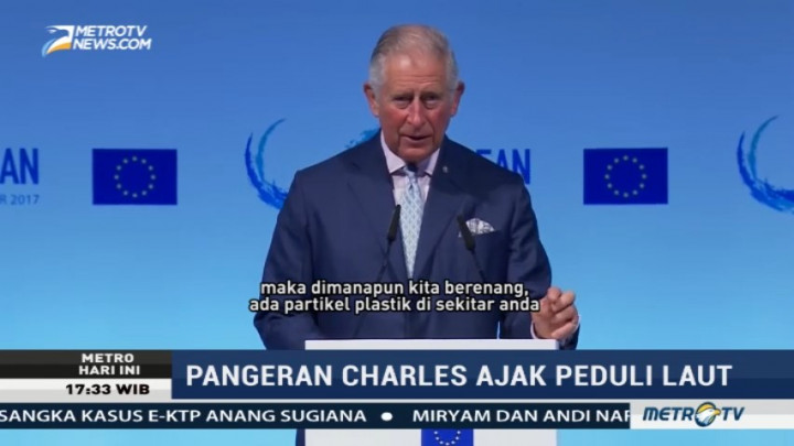 Pangeran Charles Ingatkan Bahaya Polusi Sampah Plastik di Laut