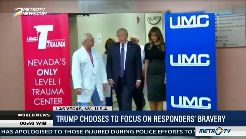 Trump Praises Bravery of Responders in Las Vegas