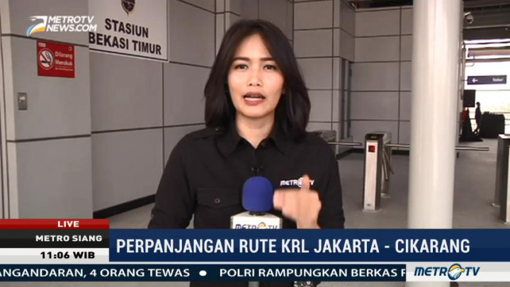 Naik KRL, Cikarang-Jakarta Hanya 90 Menit