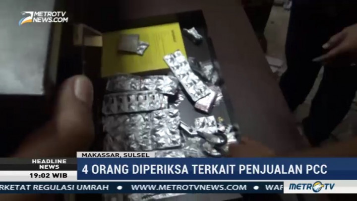 Polisi Gerebek Apotek Penjual PCC di Makassar