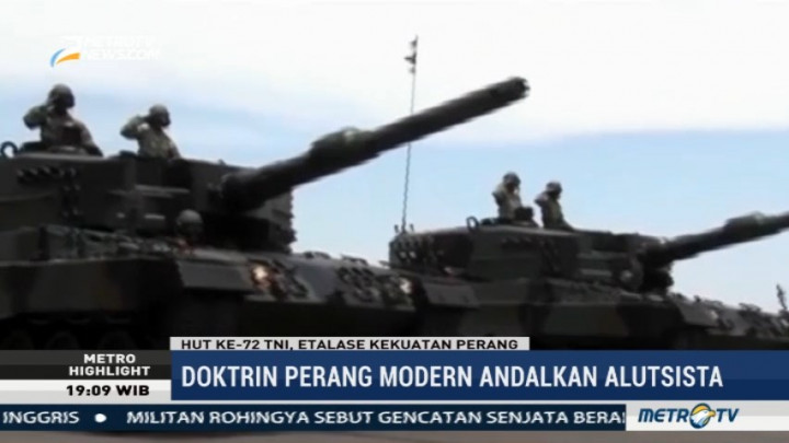 HUT ke-72 TNI, Etalase Kekuatan Perang