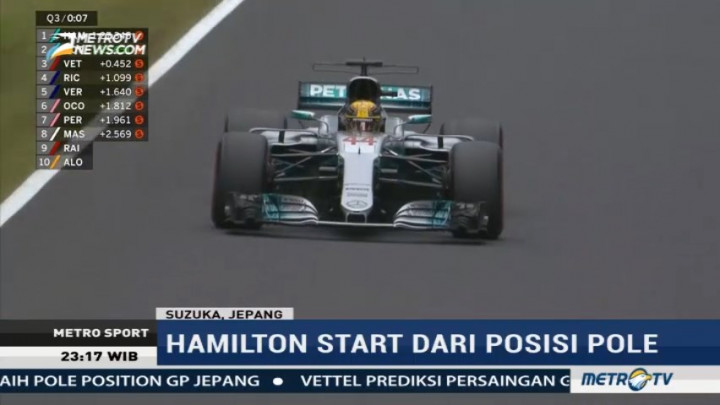 Hamilton Raih <i>Pole Position</i> di GP Jepang