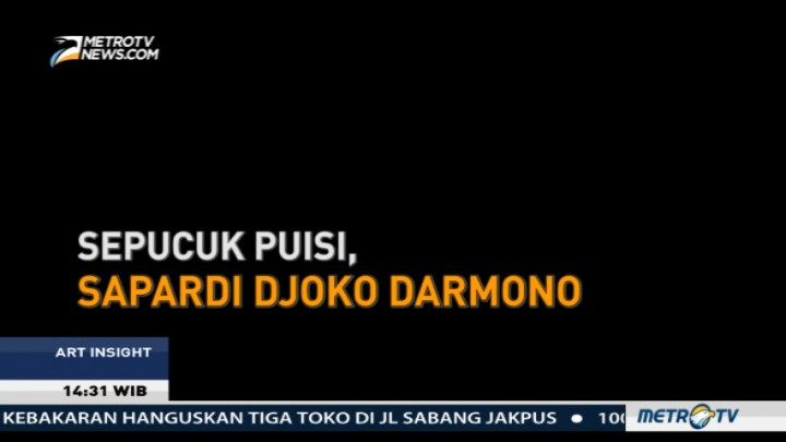 Sepucuk Puisi, Sapardi Djoko Darmono (1)