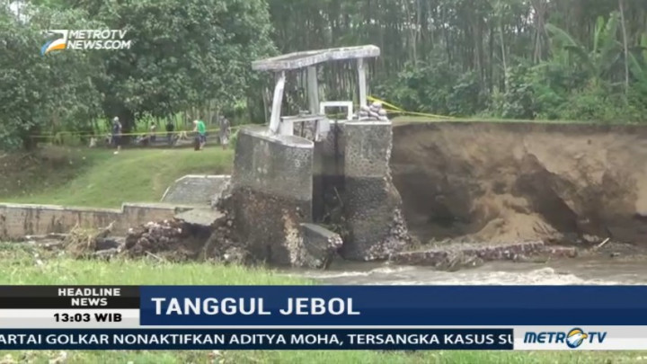 Hujan Deras, Tanggul di Kali Asem Jebol