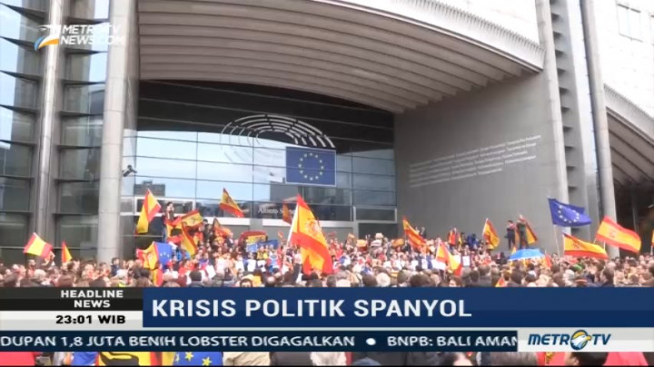 Warga Spanyol di Belgia Tolak Pemisahan Catalunya