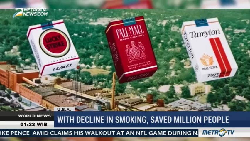 With Decline in Smoking, Saved Million People