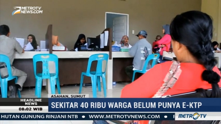 40 Ribu Warga Asahan Belum Punya KTP-el