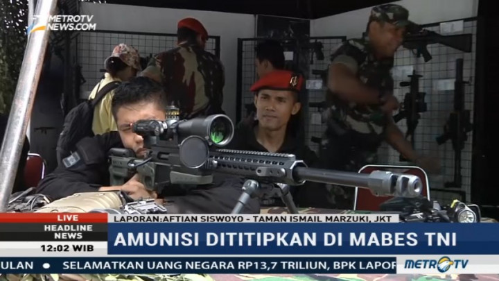 5.000 Amunisi SAGL Brimob Dititipkan di Mabes TNI
