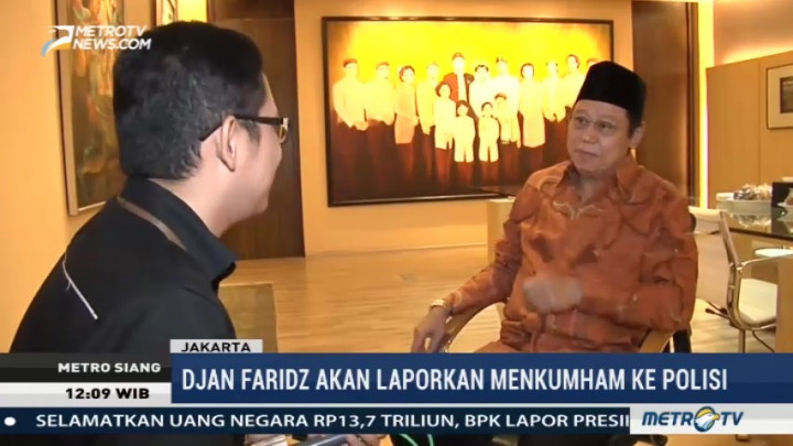 Djan Faridz akan Laporkan Menkumham ke Polisi